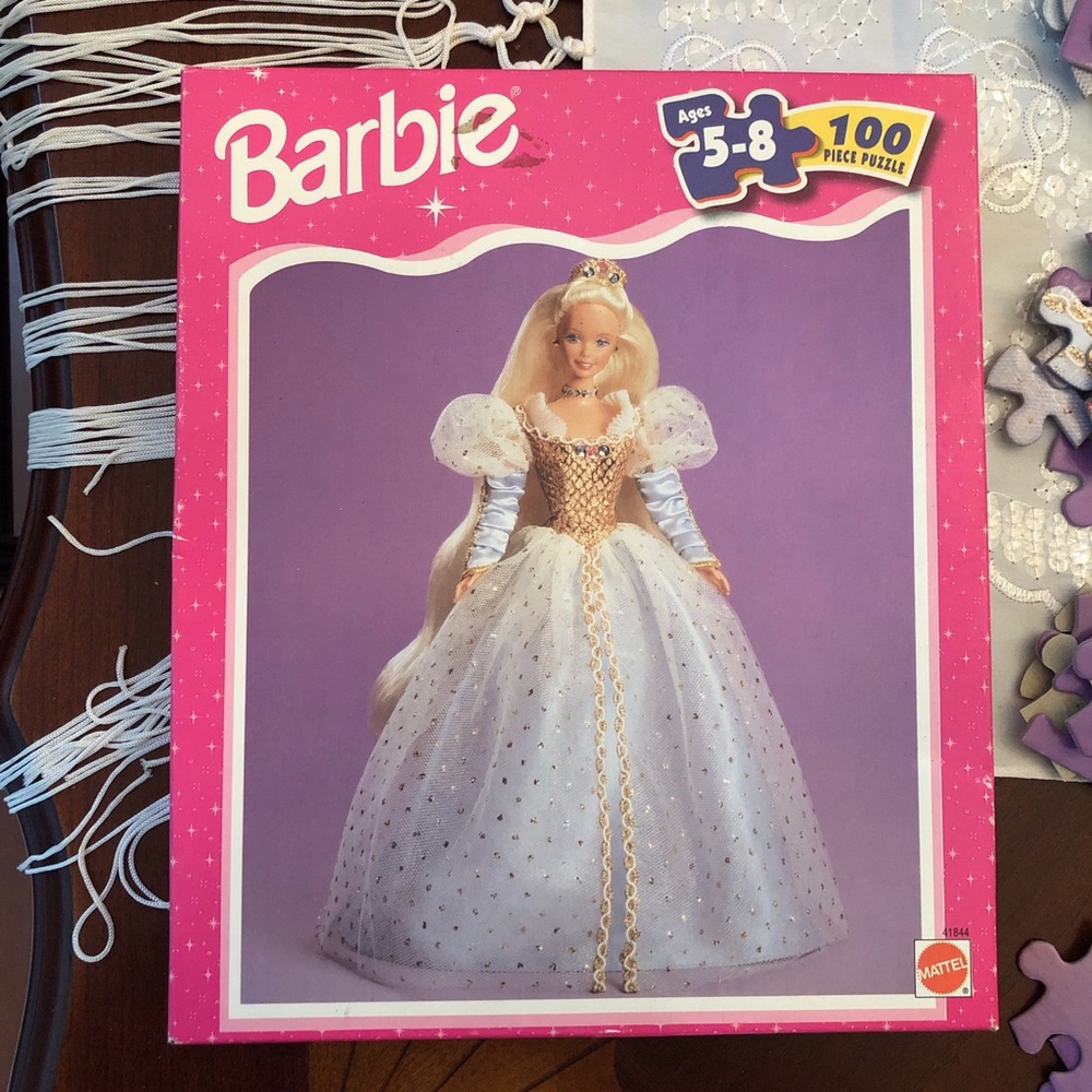 1997 Barbie ballroom gown puzzle